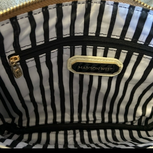 Madison‎ West clear bag two in one woven tan boho - Picture 5 of 7